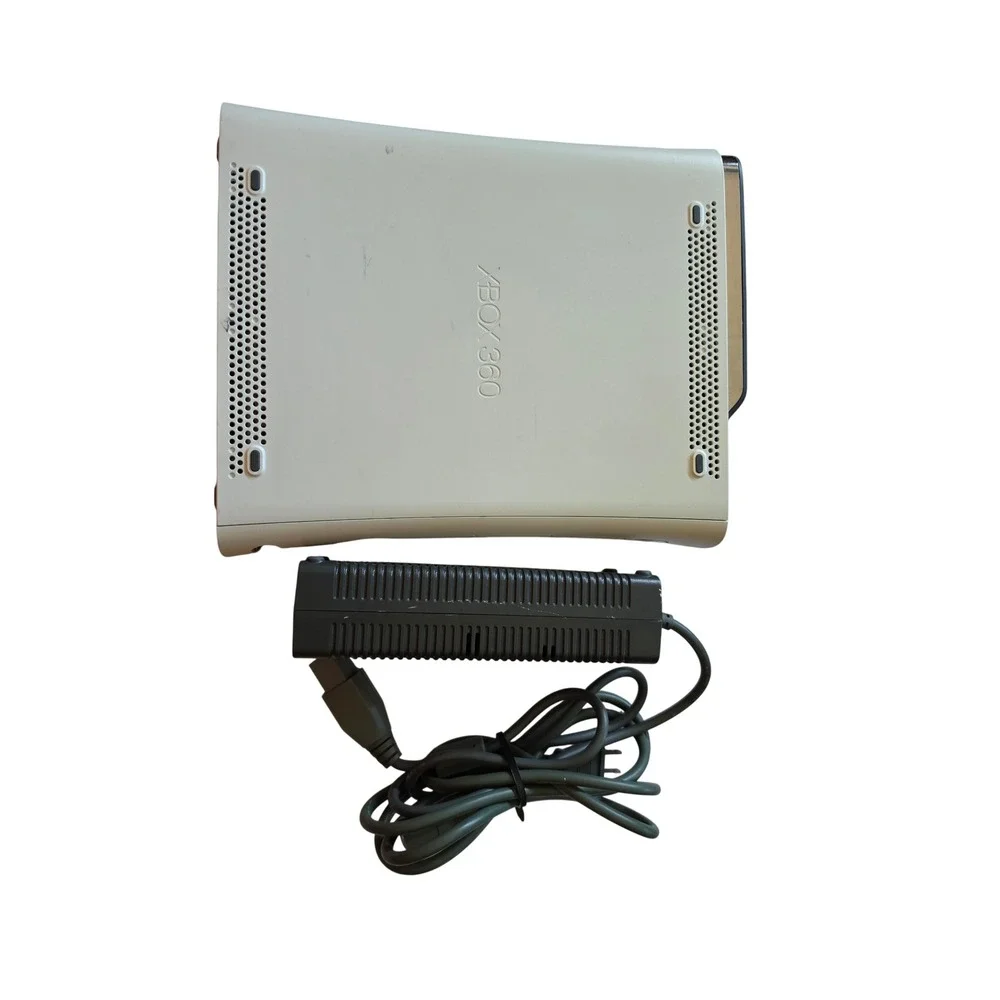 Microsoft Xbox 360 Pro White Console 120GB HDD HDMI Port with 175W Power Supply